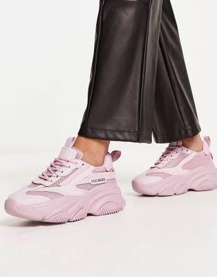 Steve Madden Possession sneakers in dusty pink