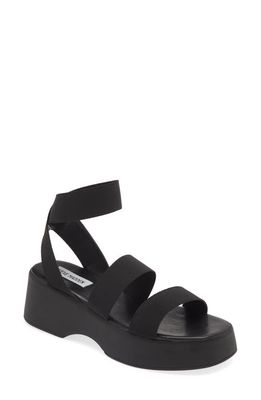 Steve Madden Sashes Ankle Tie Sandal in Black