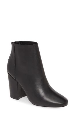 Steve Madden Scale Bootie in Black Leather