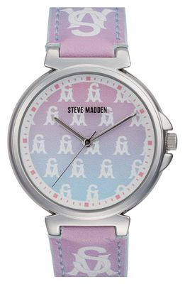 Steve Madden Stacked Logo Watch