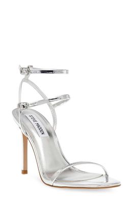 Steve Madden Theresa Ankle Strap Sandal in Silver