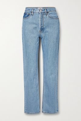 Still Here - Childhood High-rise Straight-leg Organic Jeans - Blue