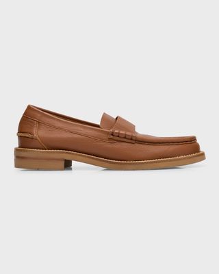 Stina Leather Slip-On Loafers