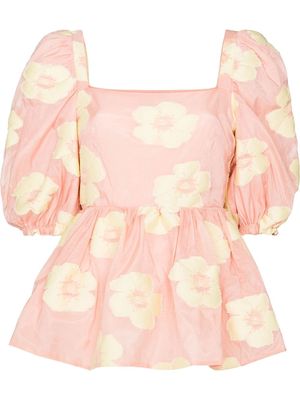 Stine Goya Irene short sleeve blouse - Pink