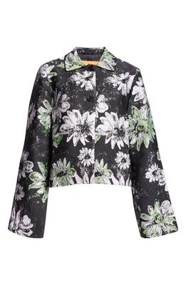 Stine Goya Kiana Floral Metallic Jacket in Glitter Bloom