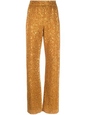 Stine Goya Markus sequin-embellished trousers - Gold