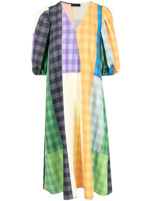 STINE GOYA Mavelin colour-block midi dress - Multicolour