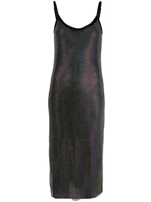 Stine Goya Oakley crystal-embellished midi dress - Black