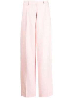 Stine Goya organic-cotton tailored trousers - Pink