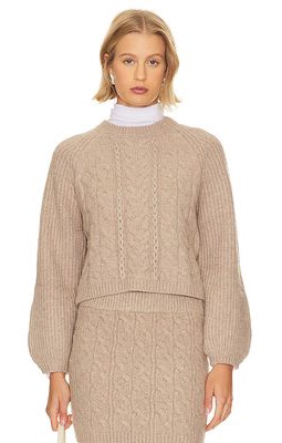 Stitches & Stripes Ari Pullover in Tan