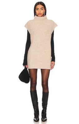 Stitches & Stripes Celine Tunic Dress in Beige