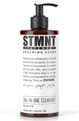 STMNT Grooming Goods All-in-One Cleanser with Activated Charcoal & Menthol 