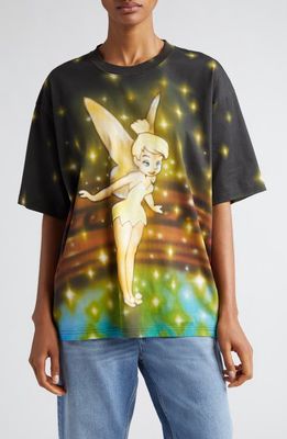 STOCKHOLM SURFBOARD CLUB AIRBRUSH GRAPHIC T-SHIRT in Tinker Bell