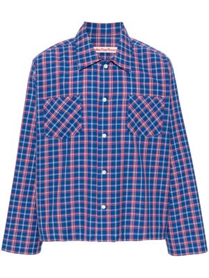 Stockholm Surfboard Club Club check-pattern shirt - Blue