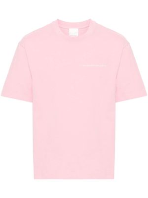 Stockholm Surfboard Club embroidered-logo cotton T-shirt - Pink