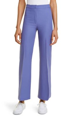 STOCKHOLM SURFBOARD CLUB Jessi Flare Leg Trousers in Violet