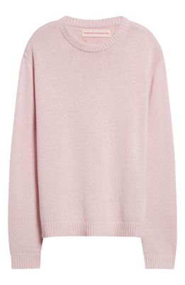 STOCKHOLM SURFBOARD CLUB Logo Crewneck Sweater in Pink