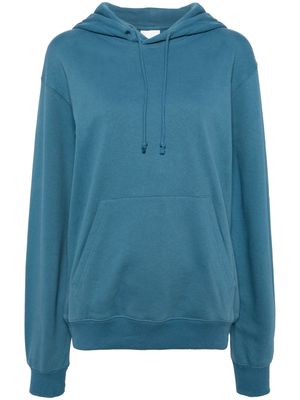 Stockholm Surfboard Club logo-print organic cotton hoodie - Blue