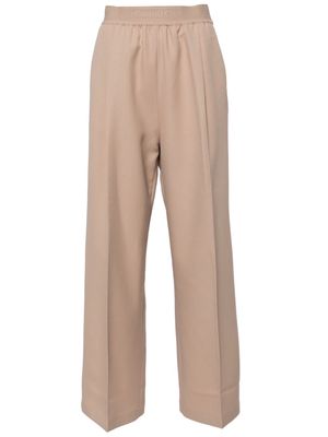 Stockholm Surfboard Club pressed-crease straight trousers - Neutrals