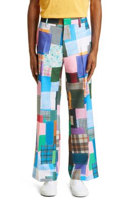 STOCKHOLM SURFBOARD CLUB Sune Patchwork Trousers in Patchwork Repeat