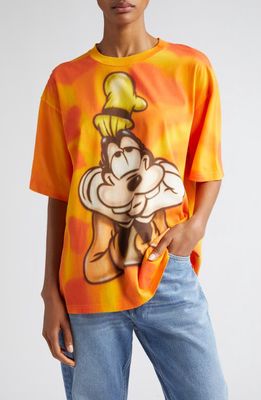 STOCKHOLM SURFBOARD CLUB x Disney Goofy Airbrush Organic Cotton Graphic T-Shirt