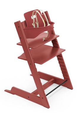 Stokke Tripp Trapp Highchair & Baby Set in Warm Red