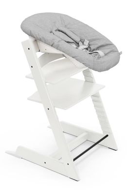 Stokke Tripp Trapp® White Chair with Newborn Insert