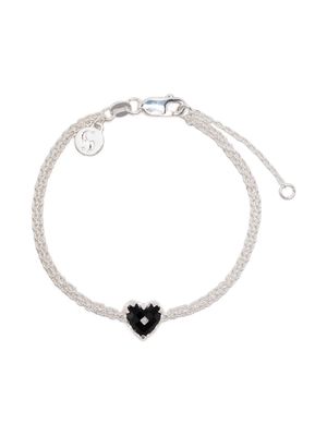 Stolen Girlfriends Club black-onyx heart bracelet