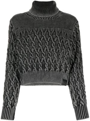 Stolen Girlfriends Club cable-knit cotton jumper - Grey