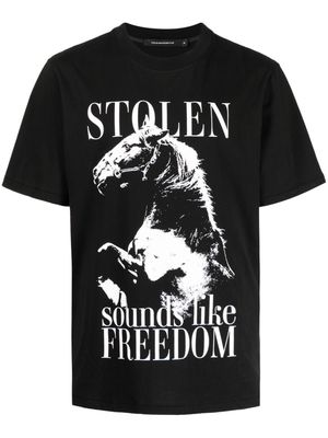 Stolen Girlfriends Club Freedom cotton T-shirt - Black