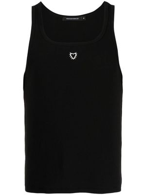 Stolen Girlfriends Club logo-embroidered ribbed tank top - Black