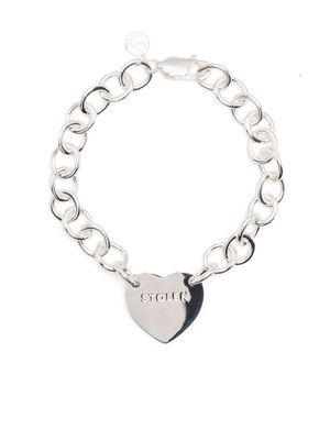 Stolen Girlfriends Club logo-engraved chain bracelet - Silver