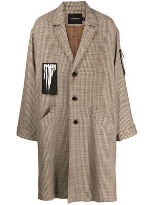 Stolen Girlfriends Club logo-patch trench coat - Multicolour