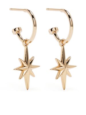 Stolen Girlfriends Club North Star hoop earrings - Gold
