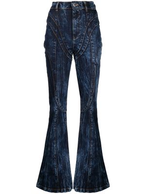 Stolen Girlfriends Club panelled-design denim trousers - Blue