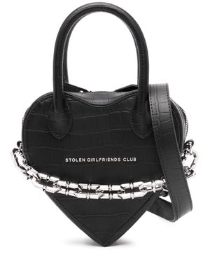 Stolen Girlfriends Club Rebellious Heart Bag - Black