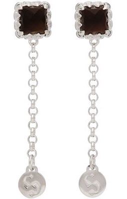 Stolen Girlfriends Club Silver Falling Claw Earrings