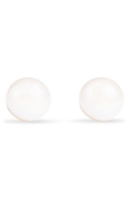 STONE AND STRAND Extra Large Mother-of-Pearl Stud Earrings
