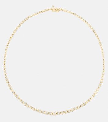 Stone and Strand Let It Slide 10kt gold necklace with diamonds