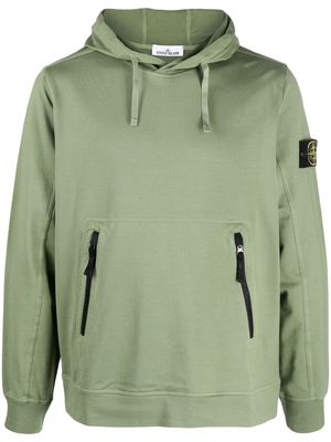 Stone Island 60452 zip-pocket hoodie - Green