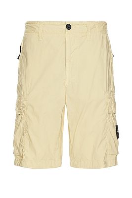 Stone Island Bermuda Shorts in Cream