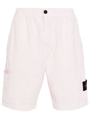 Stone Island Compass-badge bermuda shorts - Pink
