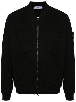 Stone Island Compass-badge bomber jacket - Black