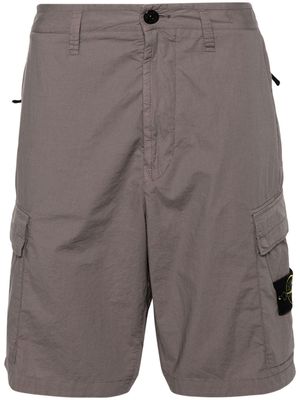 Stone Island Compass-badge cargo shorts - Grey
