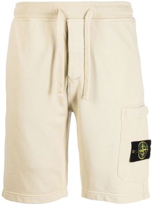 Stone Island Compass-badge cotton bermuda shorts - Brown