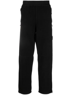Stone Island Compass-badge fleece trousers - Black