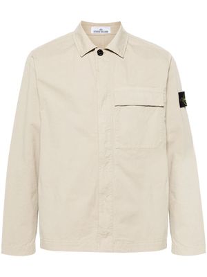 Stone Island Compass-badge overshirt - Neutrals