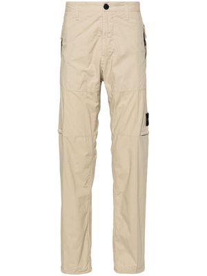 Stone Island Compass-badge tapered trousers - Neutrals
