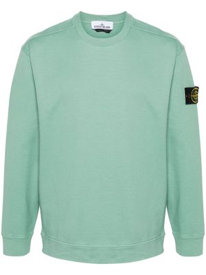 Stone Island Compass cotton sweatshirt - Green