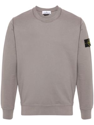 Stone Island Compass cotton sweatshirt - Grey